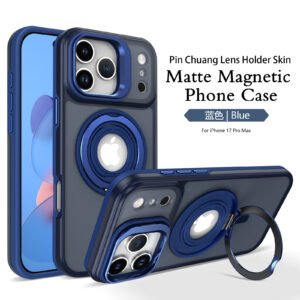 Magsafe 2 in 1 Phone Case With Metal frames and silicone finger belt